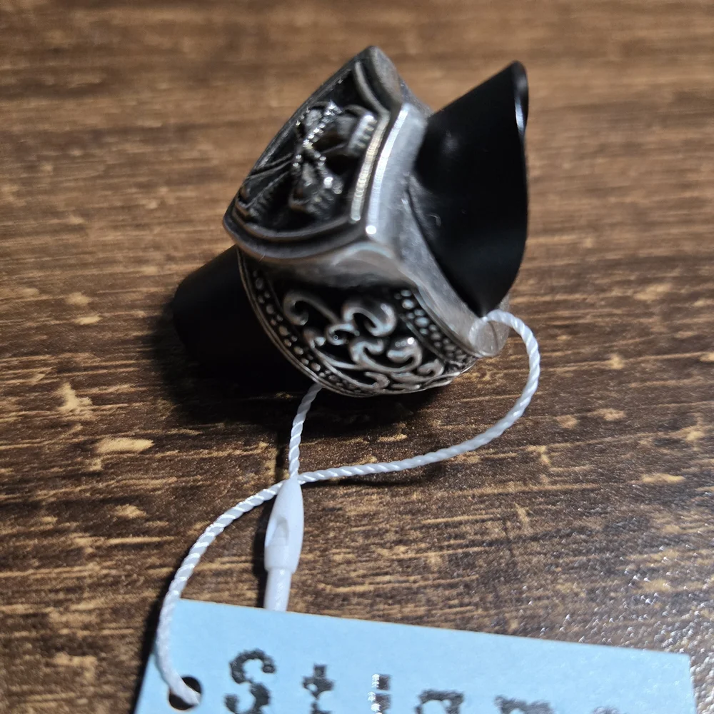 Stigma Beauty Shield Ring with Cross Design Size 10‎ New With Tag
